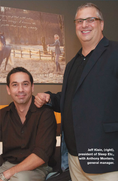 Jeff Klein (The rockstar of of the Mattress industry) and Anthony Montero Top Sales Manager at Sleep etc